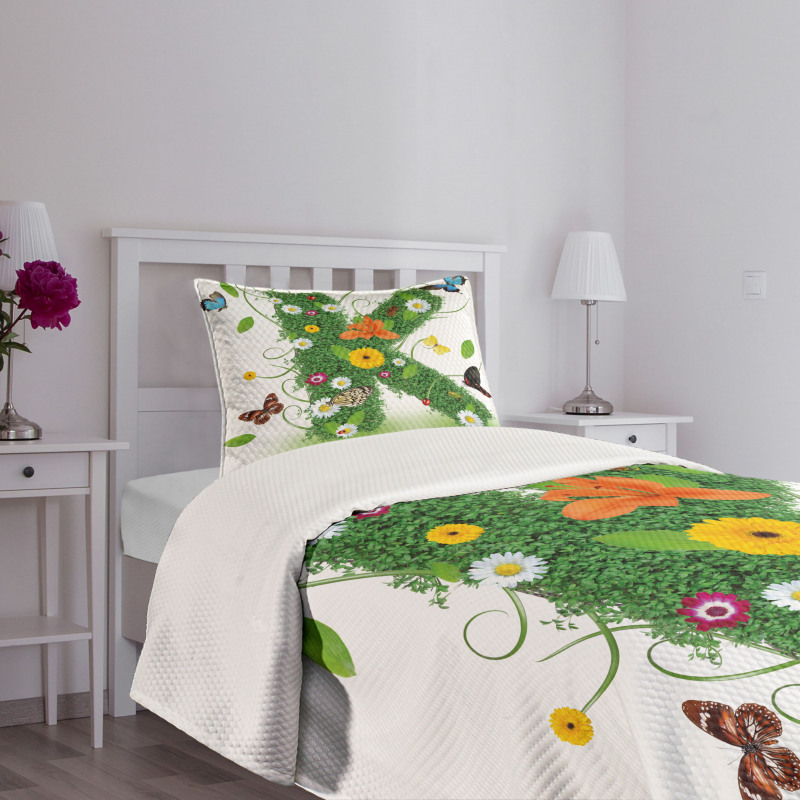 Nature Inspired Image Bedspread Set