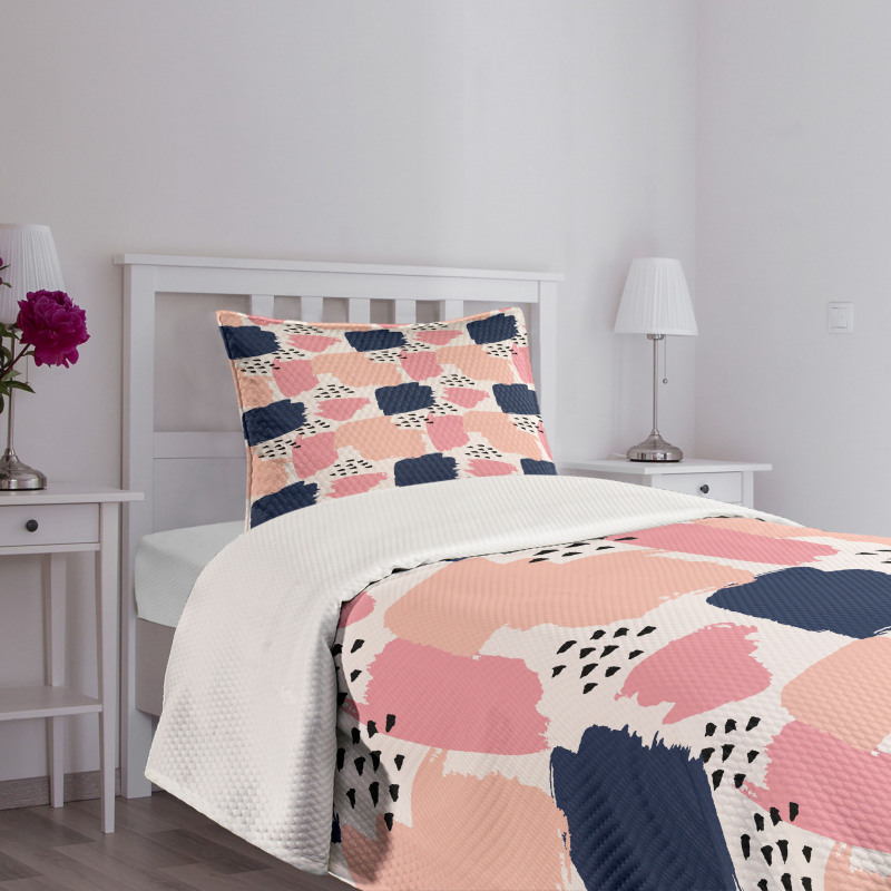 Pastel Art Pattern Bedspread Set