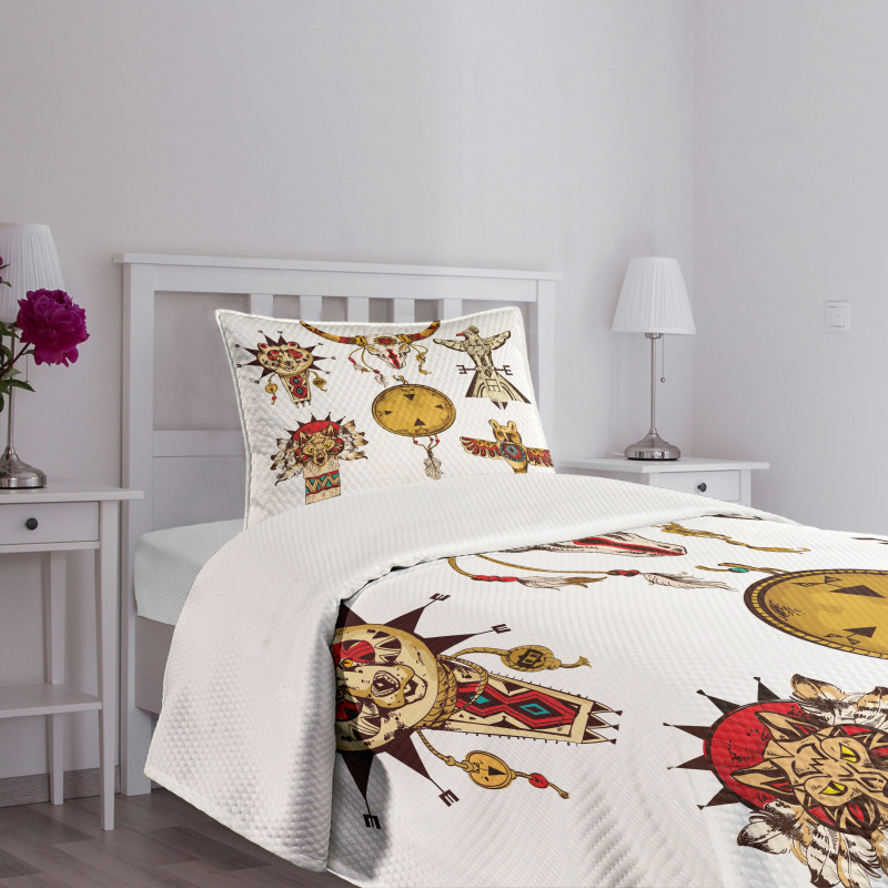 Animal Totems Bedspread Set