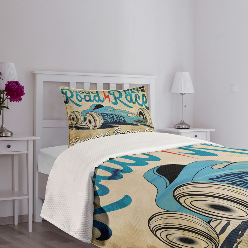 New York Racing Old School Bedspread Set