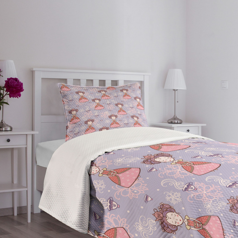 Princess Cups Bedspread Set