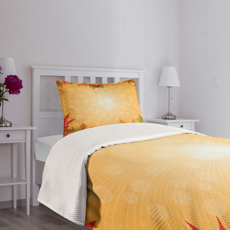 Striped Dotted Seasonal Bedspread Set