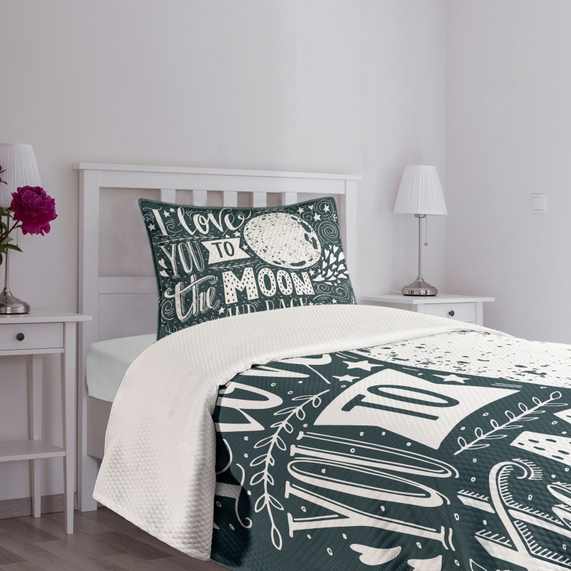 Universe Wish Floral Bedspread Set