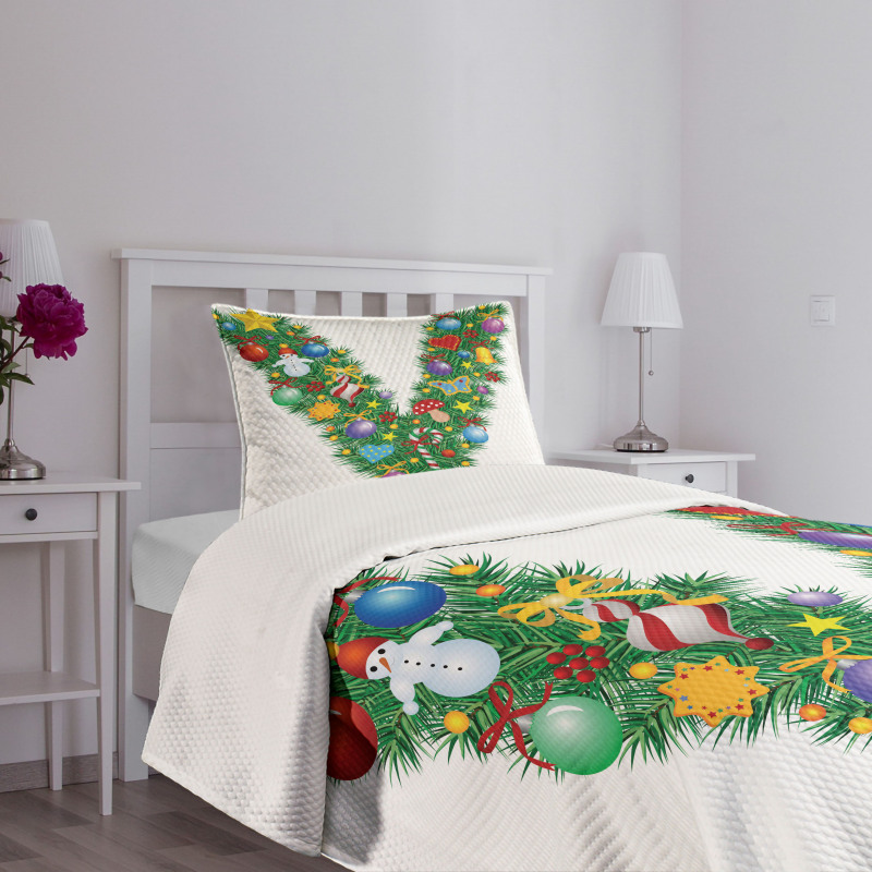 Ornamental Tree Bells Bedspread Set