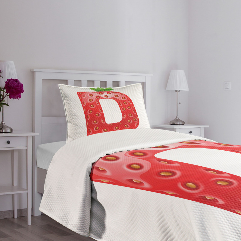 Ripe Fresh Fruit Theme Bedspread Set