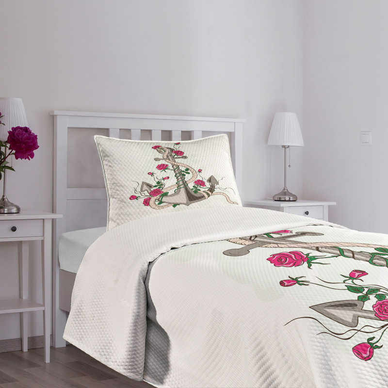 Romantic Marine Bedspread Set