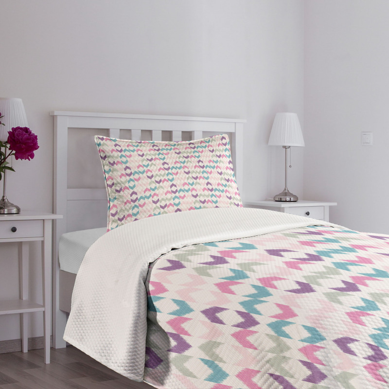 Chevron Zigzag Bedspread Set