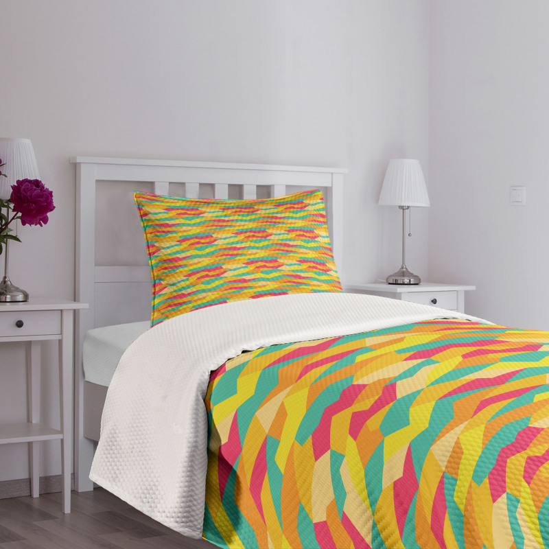 Funky Tiles Bedspread Set