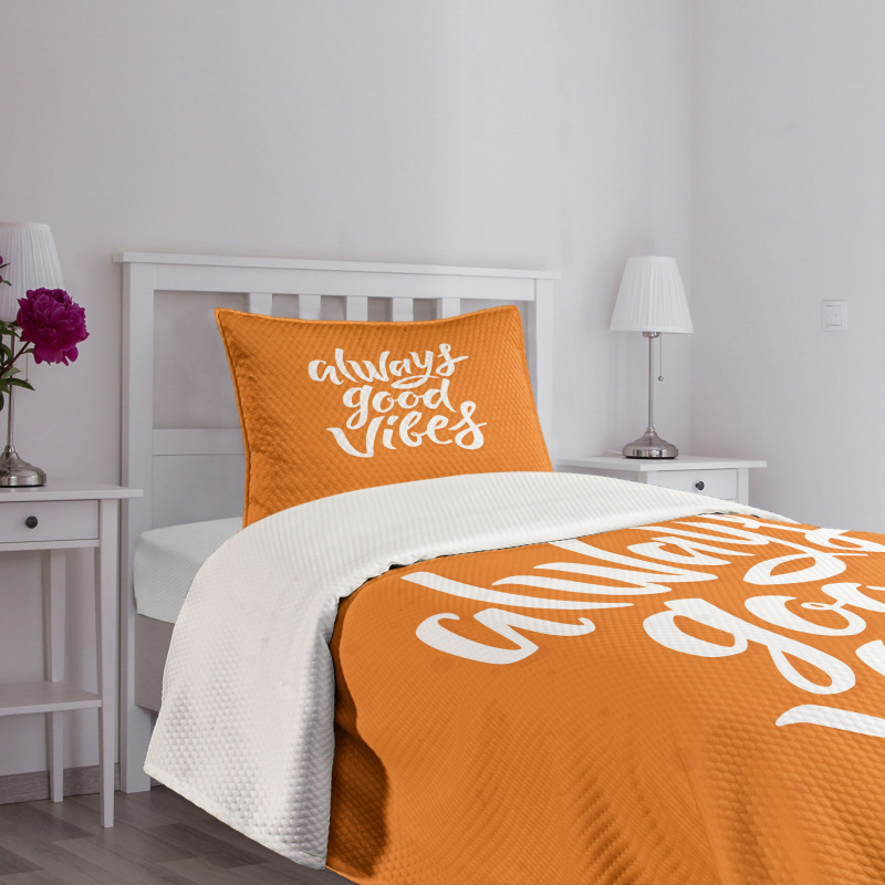 Vibes Positive Bedspread Set