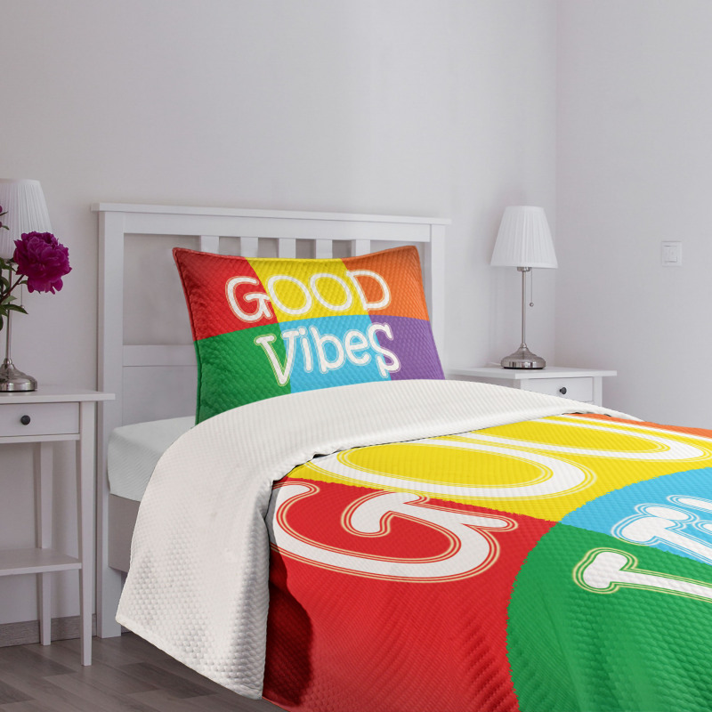 Lively Colors Energy Bedspread Set