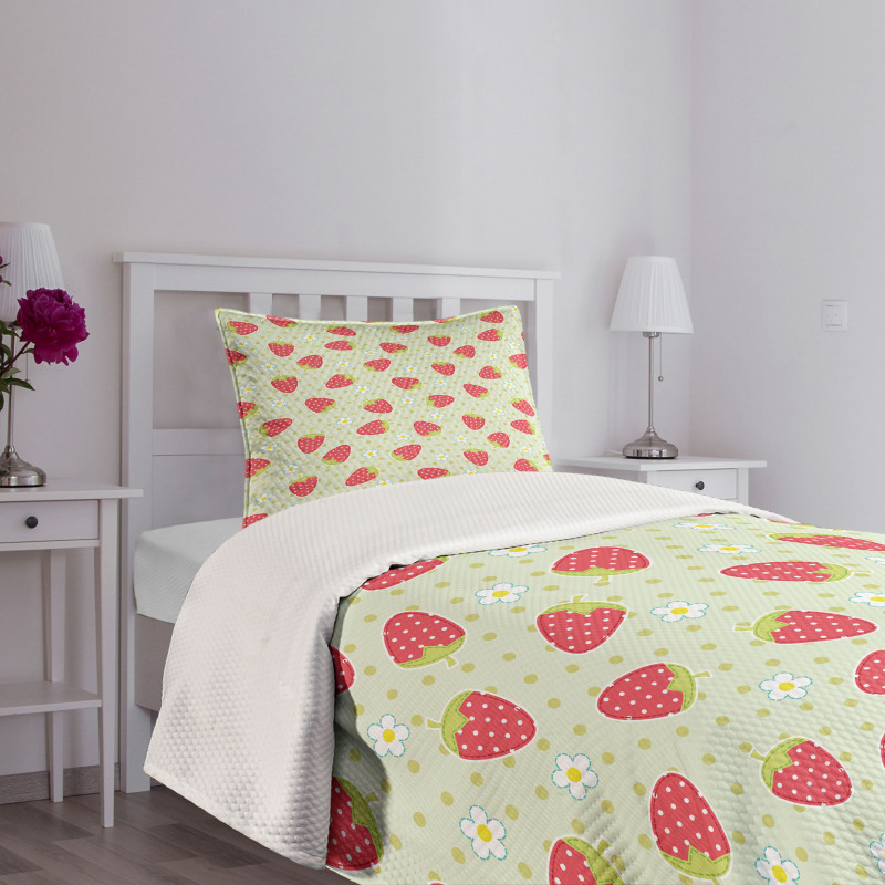 Spring Blossoms Cartoon Bedspread Set