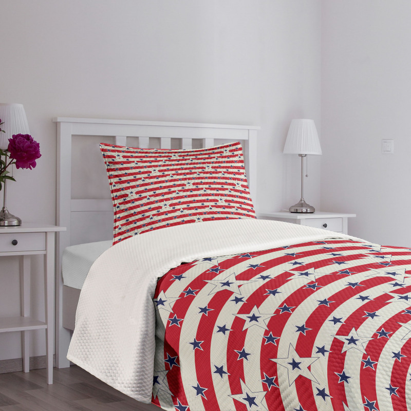 Love My Country America Bedspread Set