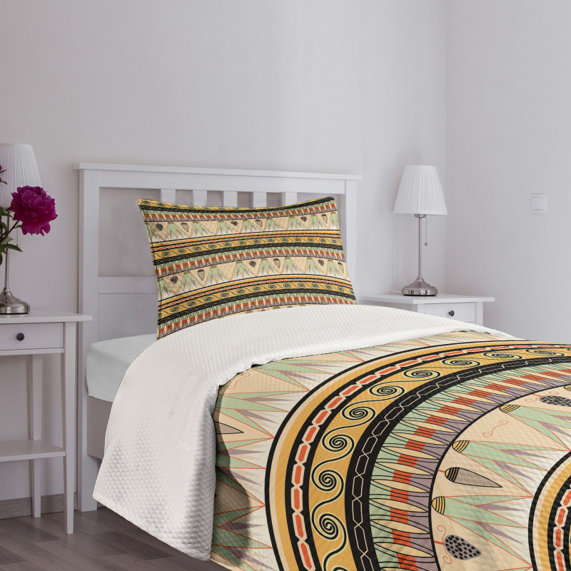 Abstract Indigenous Bedspread Set