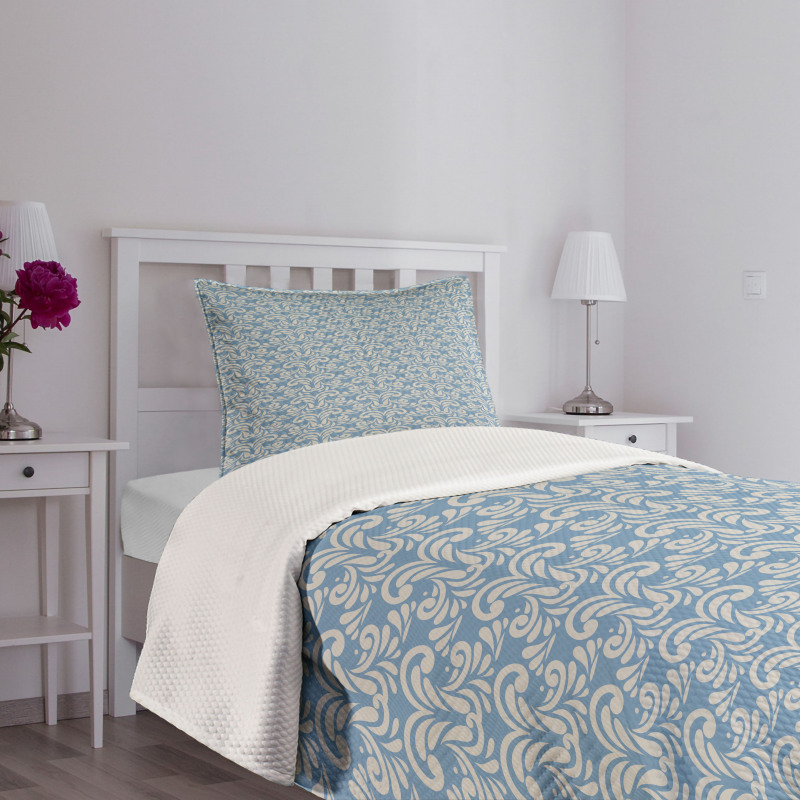 Modern Art Swirls Bedspread Set