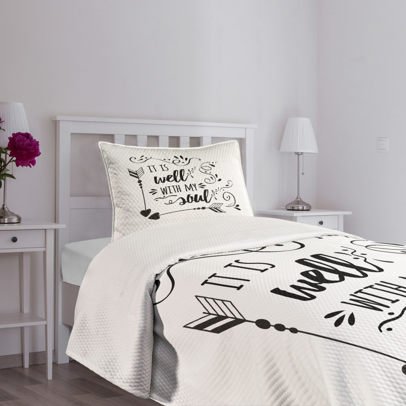 Doodle Art Bedspread Set