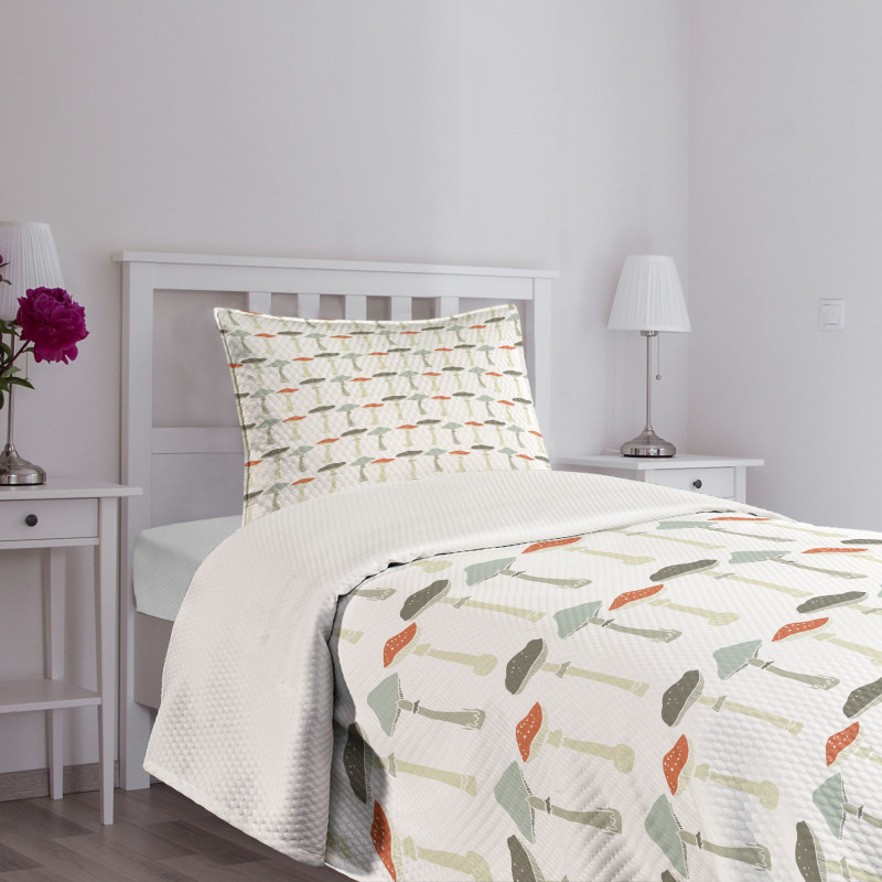 Retro Organic Food Bedspread Set