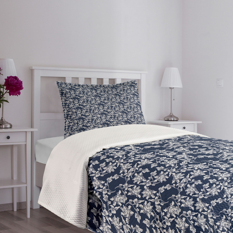 Floral Botanic Design Bedspread Set