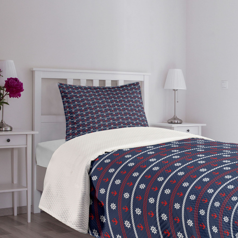 Nautical Borders Bedspread Set