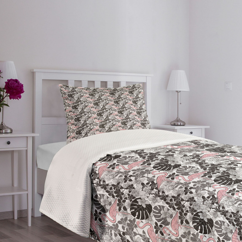 Orchid Palm Bedspread Set