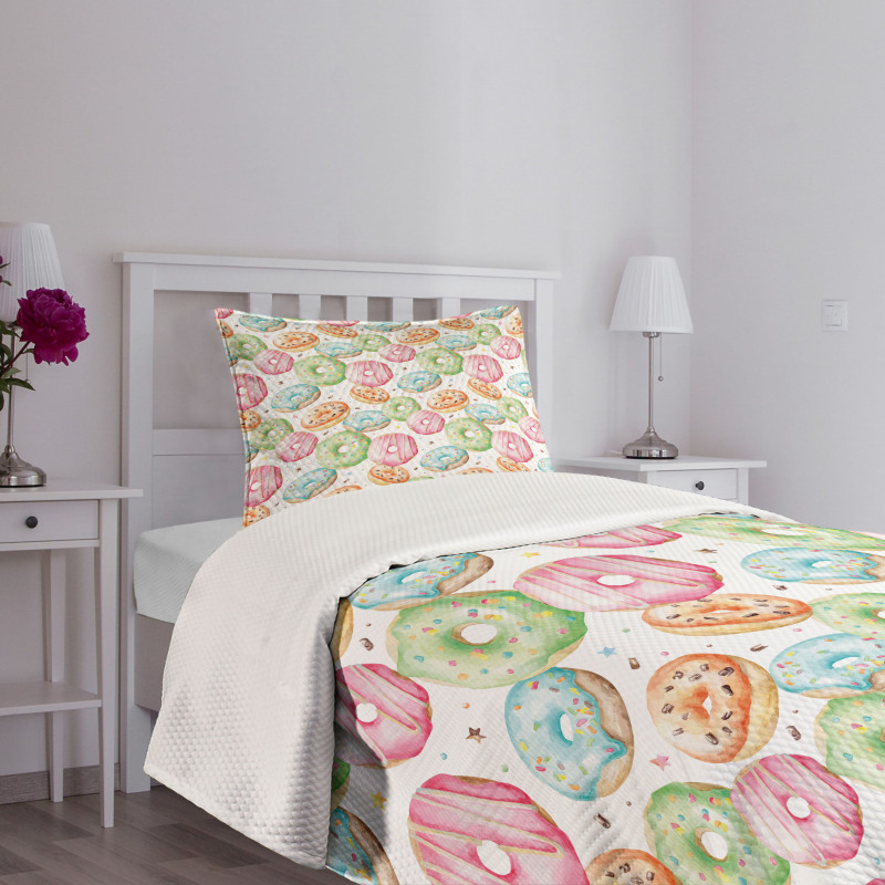 Delicious Donuts Bedspread Set