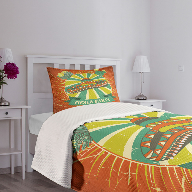 Latin America Sombrero Bedspread Set