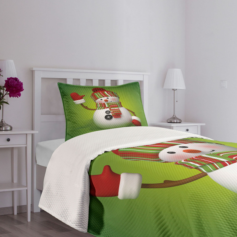 3D Traditional Mascot Bedspread Set