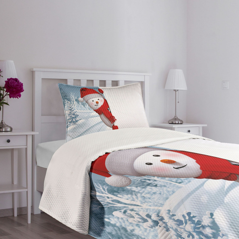 Funny Peaceful Woods Bedspread Set