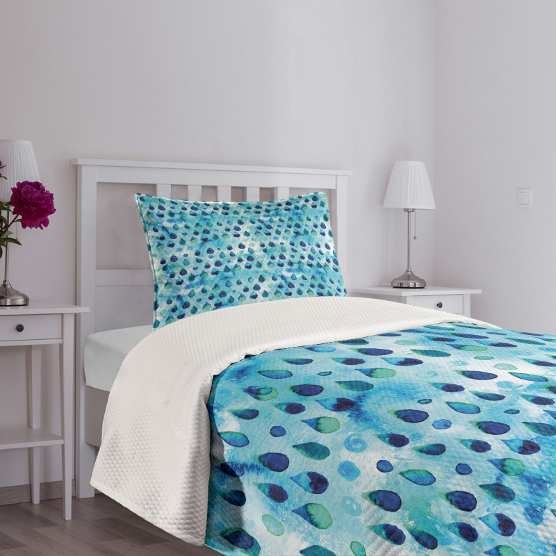 Waterdrops Quirky Bedspread Set