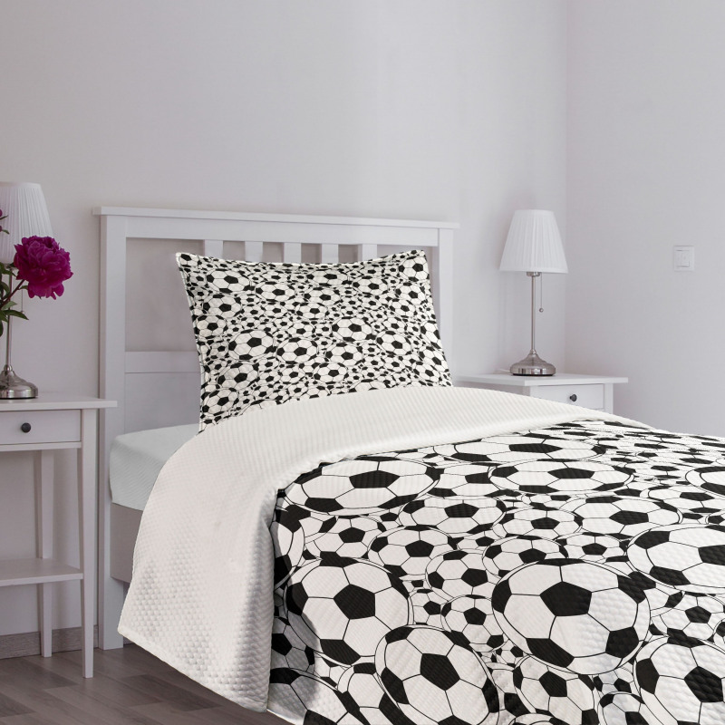 Monochrome Balls Boys Bedspread Set