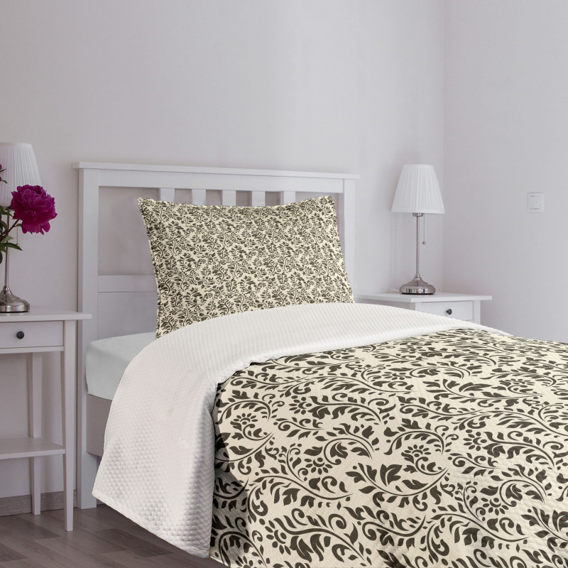 Abstract Nature Swirls Bedspread Set