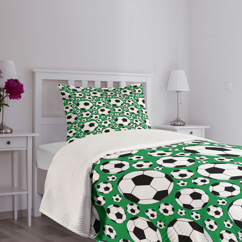 Popular Sports Motif Bedspread Set