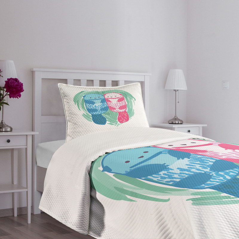 Semiaquatic Animal Bedspread Set