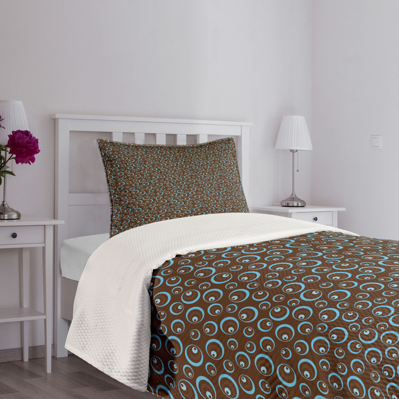 Circular Design Bedspread Set