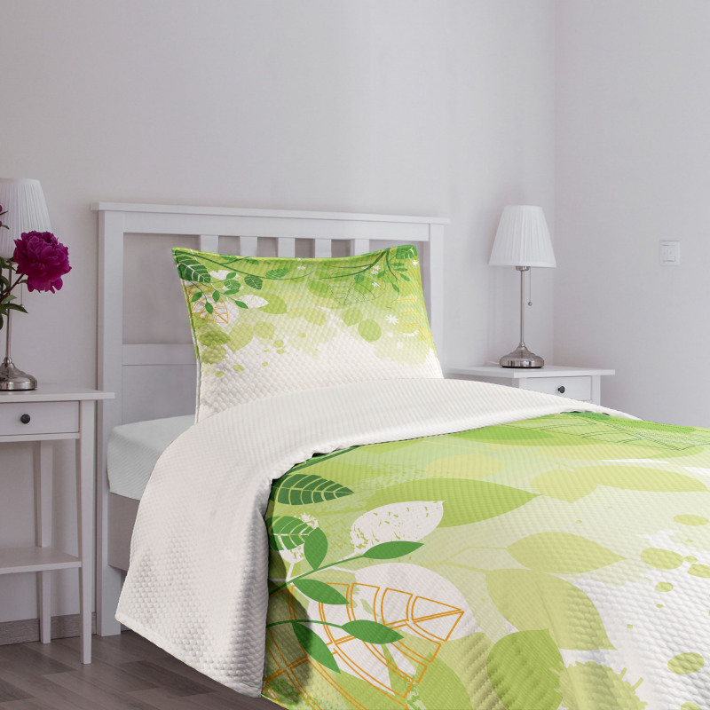 Leaves Fantasy Flora Bedspread Set