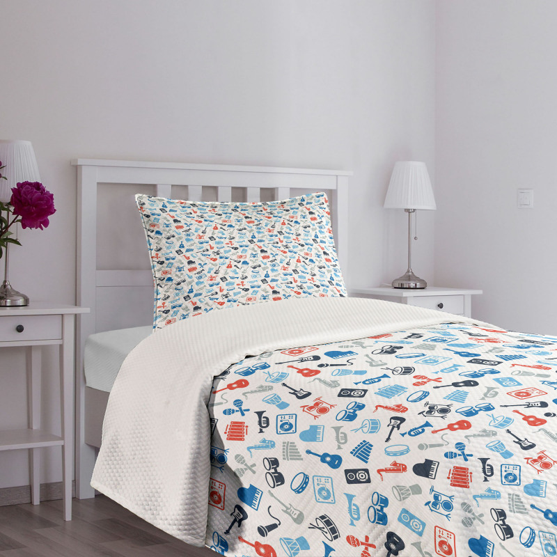 Retro Band Bedspread Set