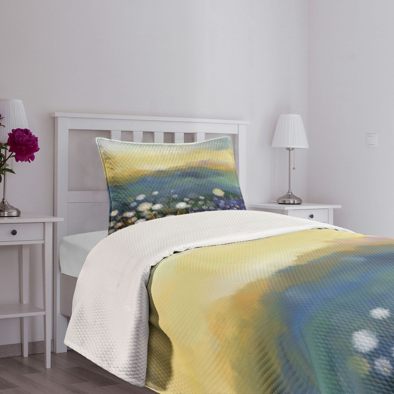 Oil Painting Flora Bedspread Set