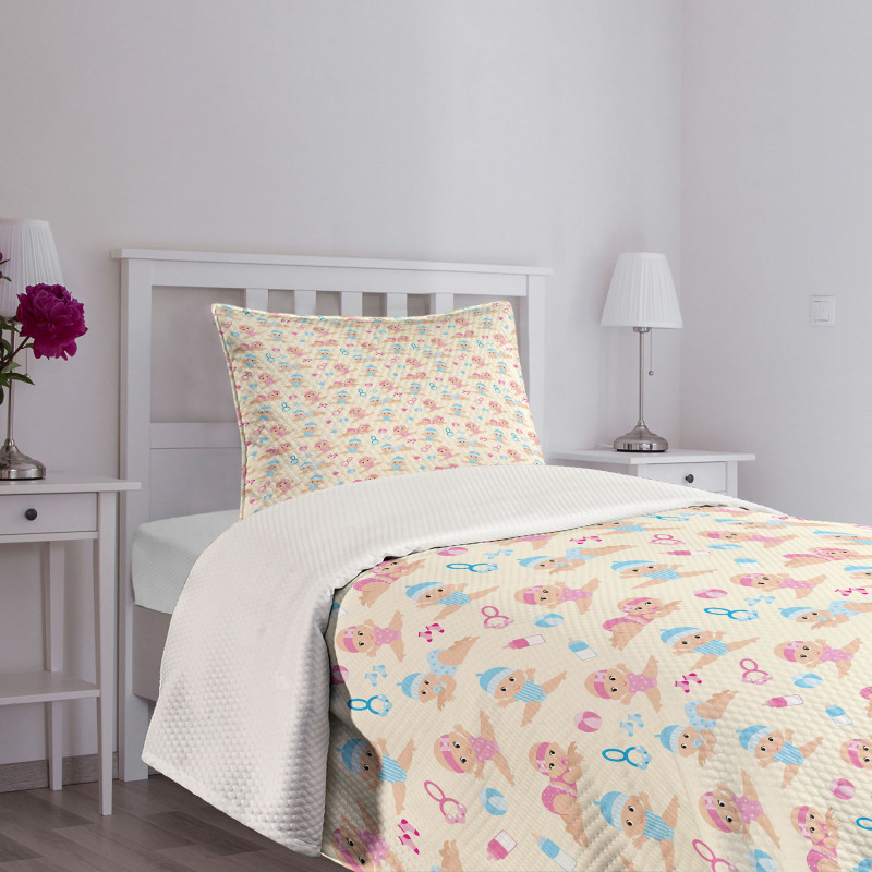 Brother and Sister Rattle Bedspread Set