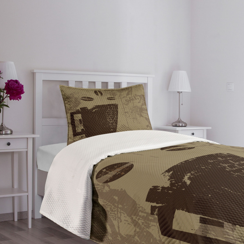 Grunge Java Breakfast Bedspread Set