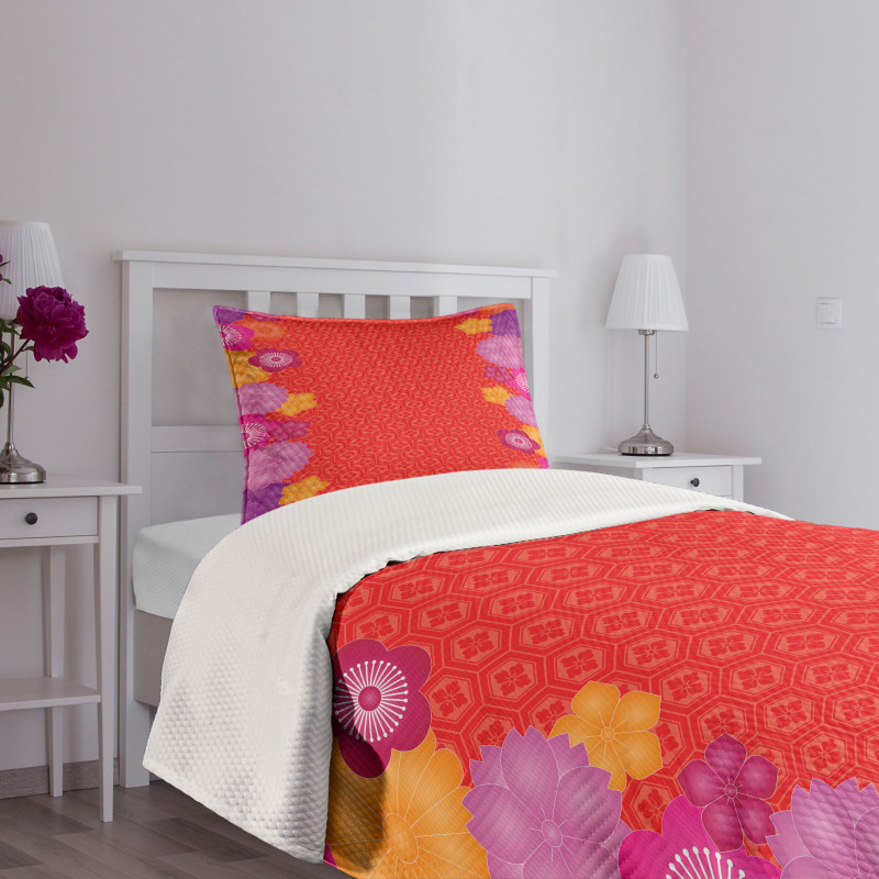 Auspicious Bellflower Bedspread Set