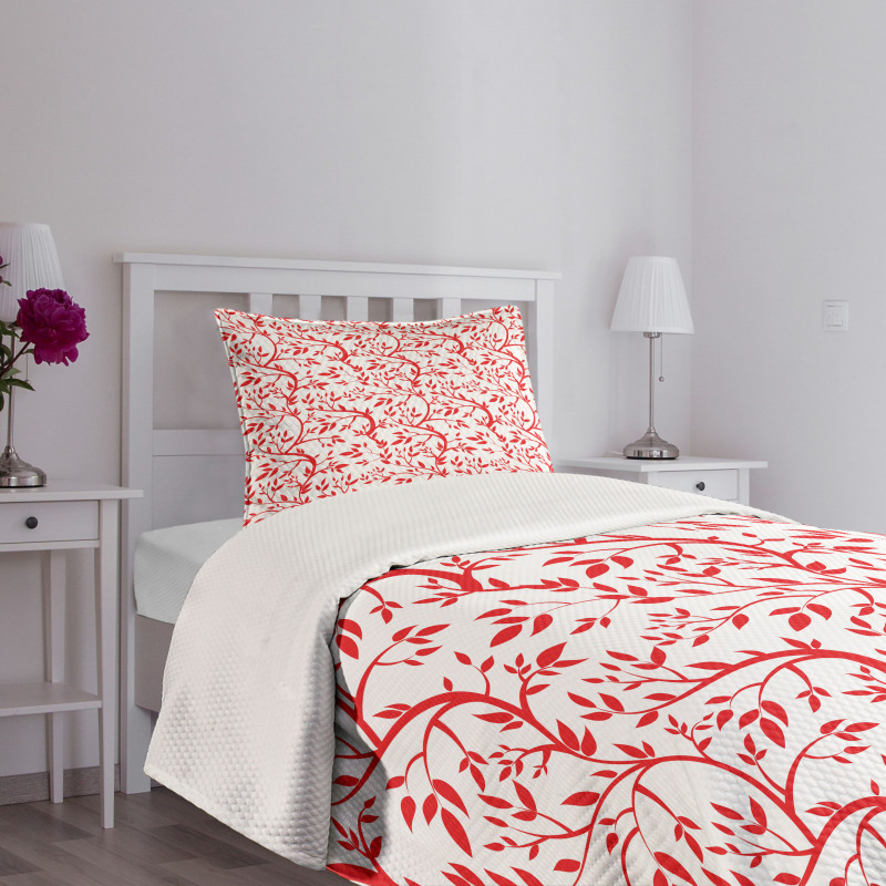 Branches Full of Leaves Bedspread Set