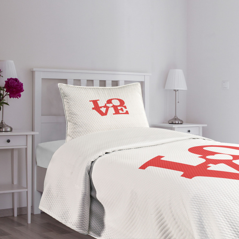 Valentines Day Romance Bedspread Set