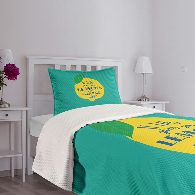 Make Lemonade Bedspread Set