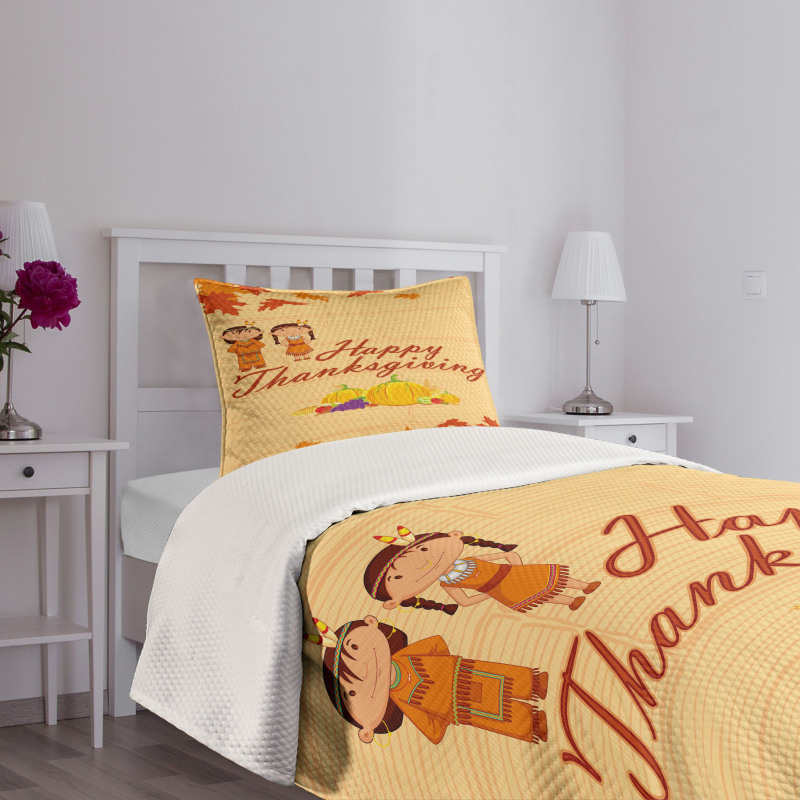 Fall Celebration Bedspread Set