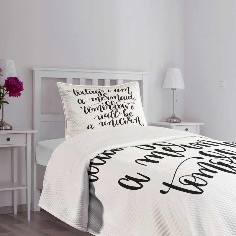 Self Esteem Expression Bedspread Set