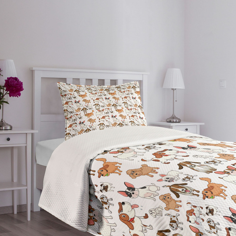 Cartoon Composition Bedspread Set