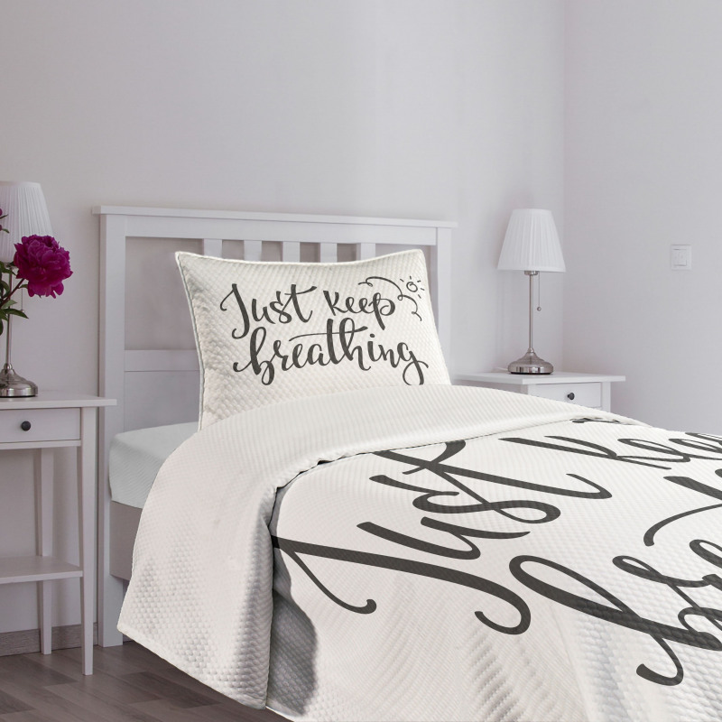 Sun Clouds Doodle Bedspread Set