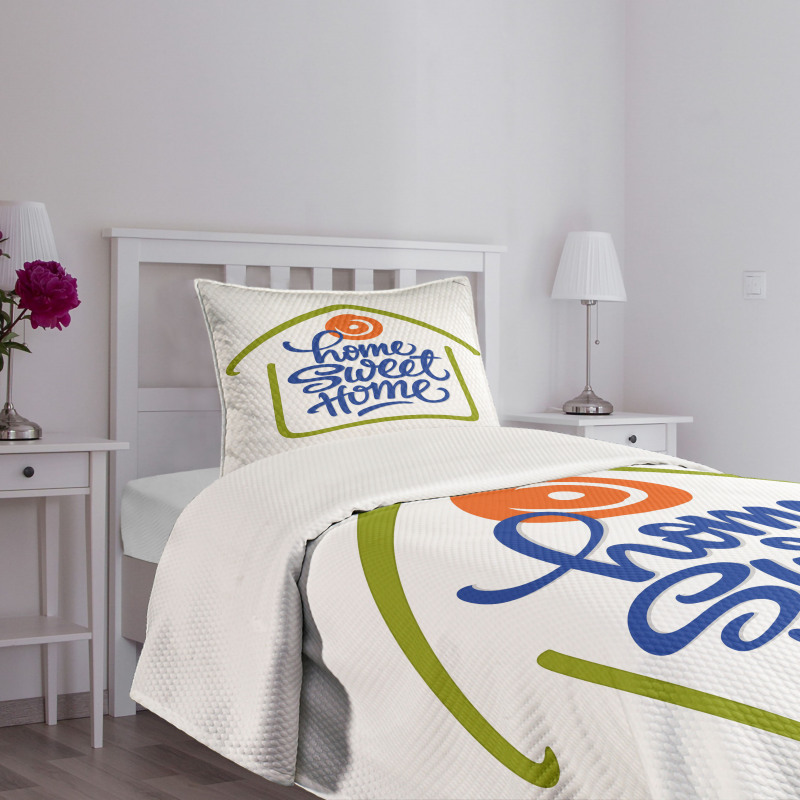 Doodle House Bedspread Set