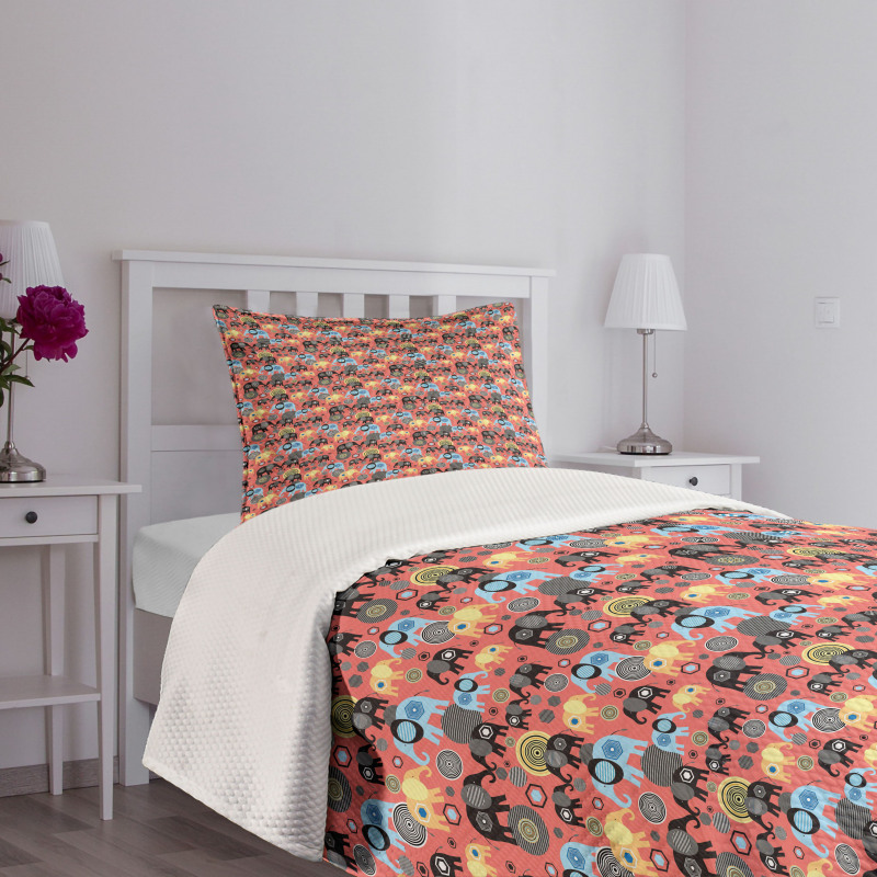 Modern Art Bedspread Set