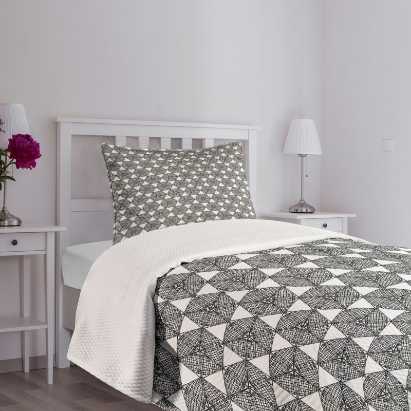 Geometric Shape Bedspread Set