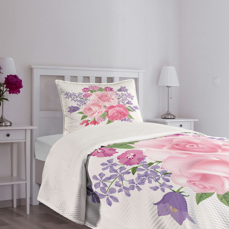 Bridal Bouquet Bedspread Set